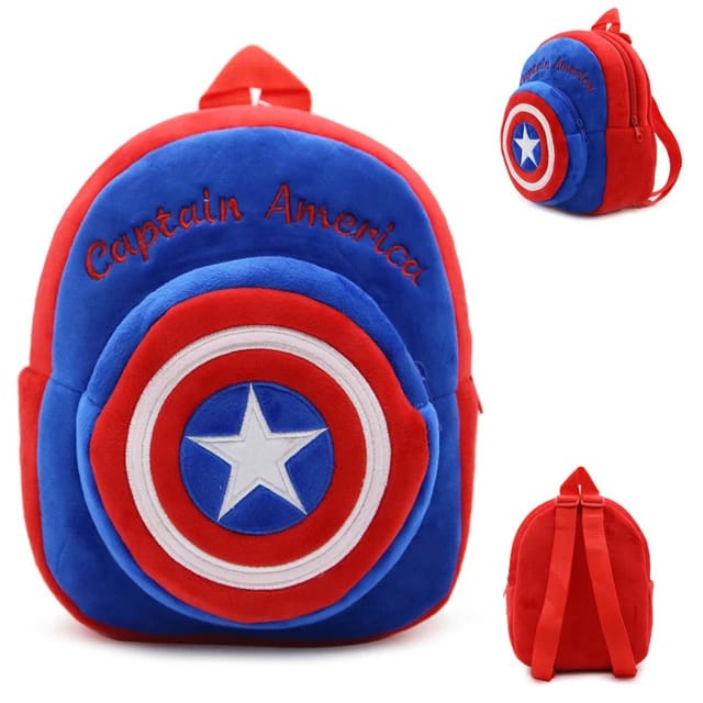Cartoon Themed Plush bag Mickey Mouse Minnie Winnie The Pooh The Avengers Figures Backpack Kids 1-3 years