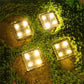 Solar Brick Lights Outdoor Solar Ice Cube Lights Landscape Path Light for Outdoor Garden Courtyard Pathway Christmas Decor