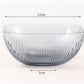 Lead-Free Glass Salad Bowl Set 6pc