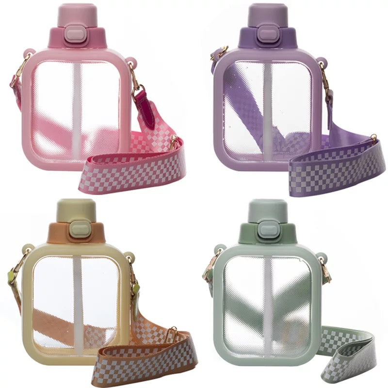 Kid Kawaii Capacity Water Bottle - Square