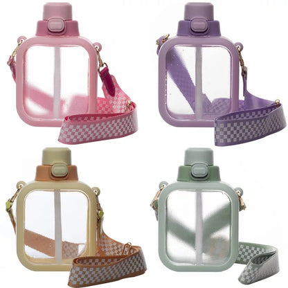 Kid Kawaii Capacity Water Bottle - Square