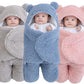 Newborn Baby Wrap Blanket Baby Warm Sleeping Bag Envelope For Newborn Sleepsack Baby Stuff Cotton Thicken Cocoon For Babies