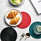 Silicone Placement Mats 4pc With Stand