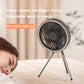 Rechargeable Desk Fan 7inch with Light