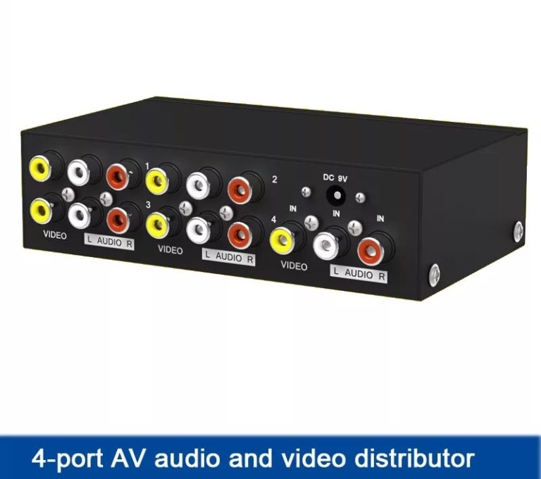 AV Video Audio Splitter with Metal Housing