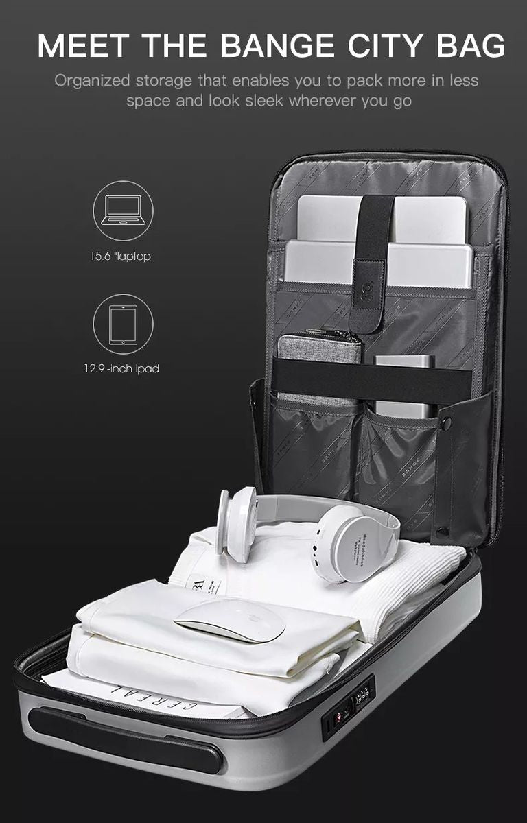 Laptop Backpack - Hard Shell - Anti-theft - 15 inch - Black