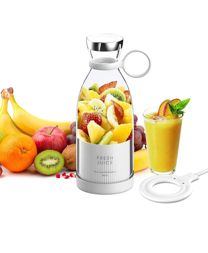 Portable Mini Fast Blender 380ml Juicer Cup with Wireless Charger