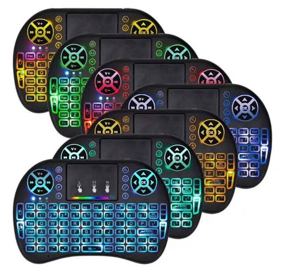 Backlight Wireless Keyboard 2.4GHz Air Mouse English Russian Version for Android TV BOX Mini PC Smart TV