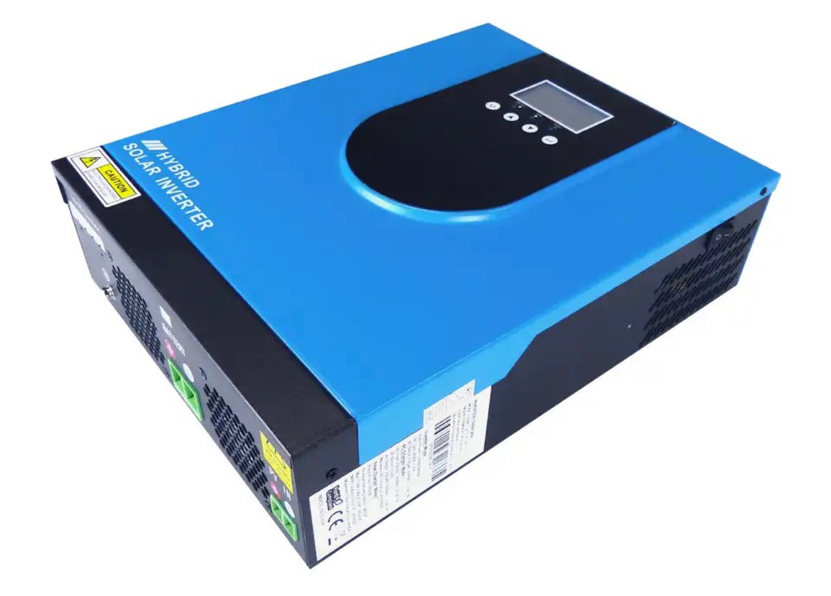 Off Grid 12v Router On/Off Grid Inverter 3.5KW 24VDC 230VAC Hybrid Pure Sine Wave Built-In ...