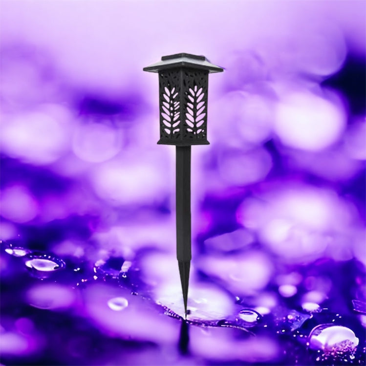 Solar Powered LED Light Outdoor Rain-proof Walkway Yard Garden Lamp 6pc Set