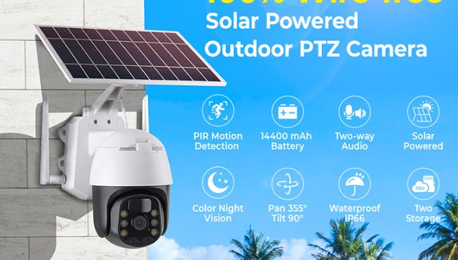 I-Cam 4G Intelligent Solar Energy Alert PTZ Camera