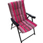 Foldable Luxury Striped Chair