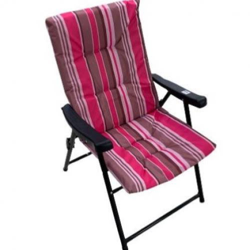 Foldable Luxury Striped Chair