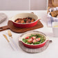 4pc Porcelain Baking Dish Set