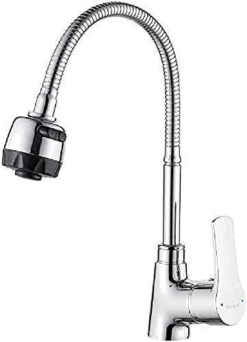 Kicthen Fexible Spout, 2 Funtion Sink Tap, Chrome