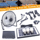 Solar Power Energy Lighting System Kit With 3 LED Lights, 1 Fan & 1 Solar Panel