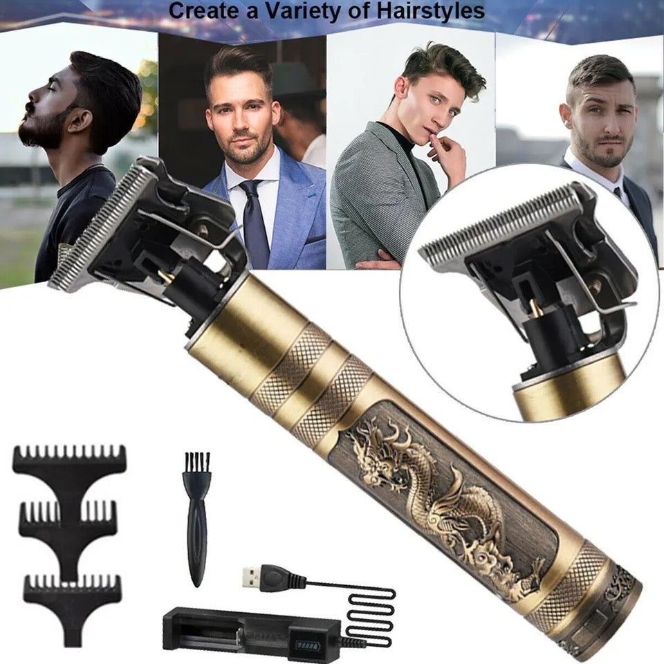 Rechargeable Hair Trimmer Dragon Design