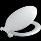 17 Inch White MDF Toilet Seat