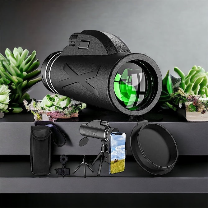 Monocular Telescope High Power Prism Monocular HD Dual 80x100