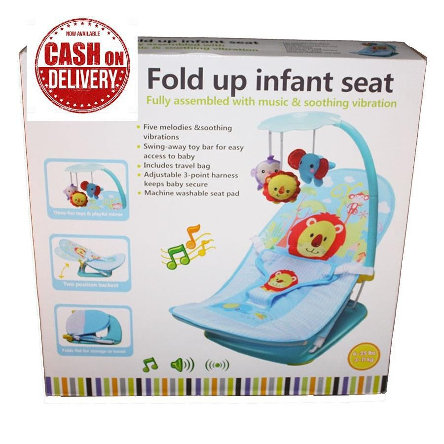 Mastela Fold Up Infant Seat + Toys