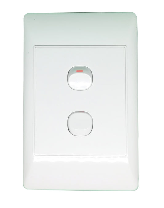 Double Lever Switch 4x2 16amp