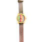 Women’s Luxury Wood Dial/Leather Strap Watch