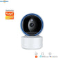 Tuya IP WiFi Auto tracking Camera smart home cctv security Baby Monitor 355 degree rotation full view angle 1080P Resolution night vision 2 way audio