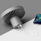 Rechargeable Desk Fan 7inch with Light