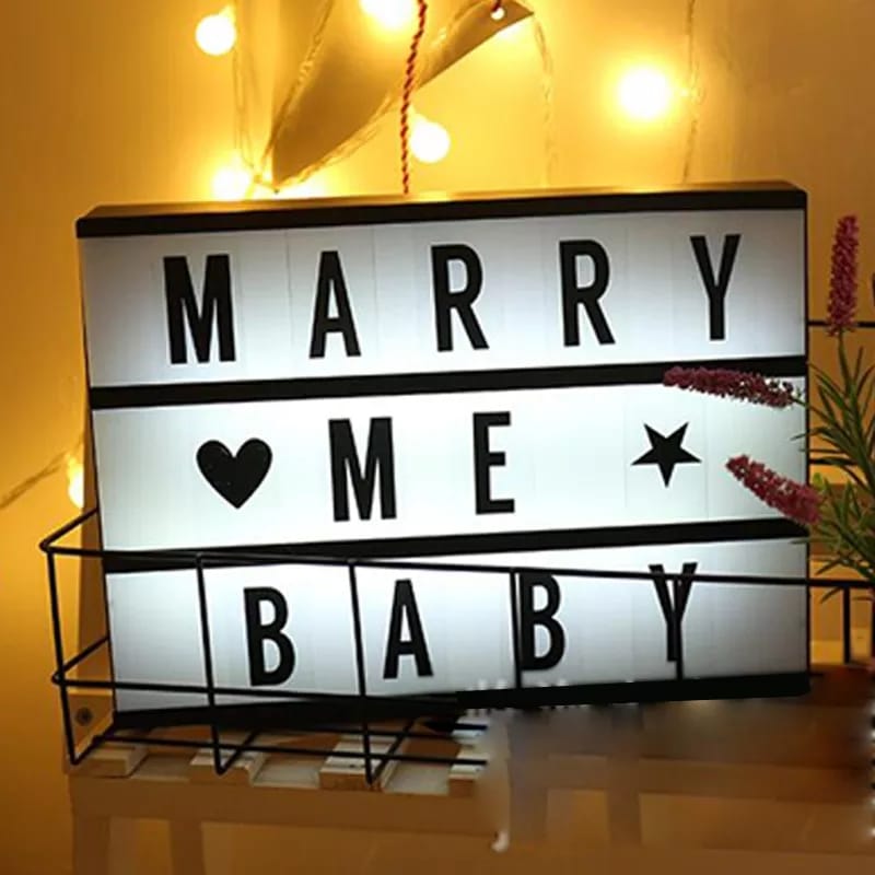 LightBox Letters A4 LED WordBox – Megamall Online Store