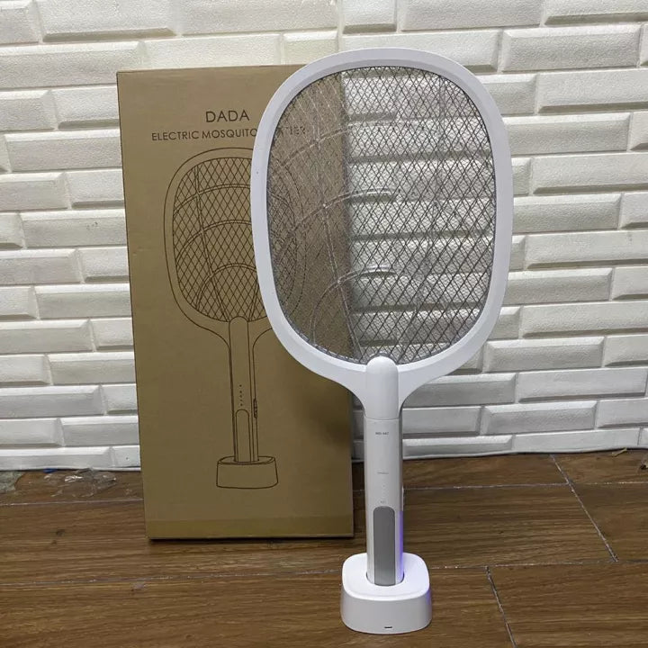 NEW 2 in 1 Electronic Mosquito Swatter and Mosquito Killer Lamp Rechargeable Mosquitoes Trap Lamp & Mosquito Racket Anti-mosquito Household