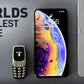 Mini Mobile Phone 2 Nano Sim Slot, 1 Micro SD Slot 68mm x 28 x 12