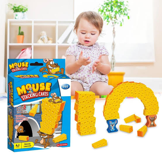 Game Toy Mouse Cake Stacking Balancing Games For Kids