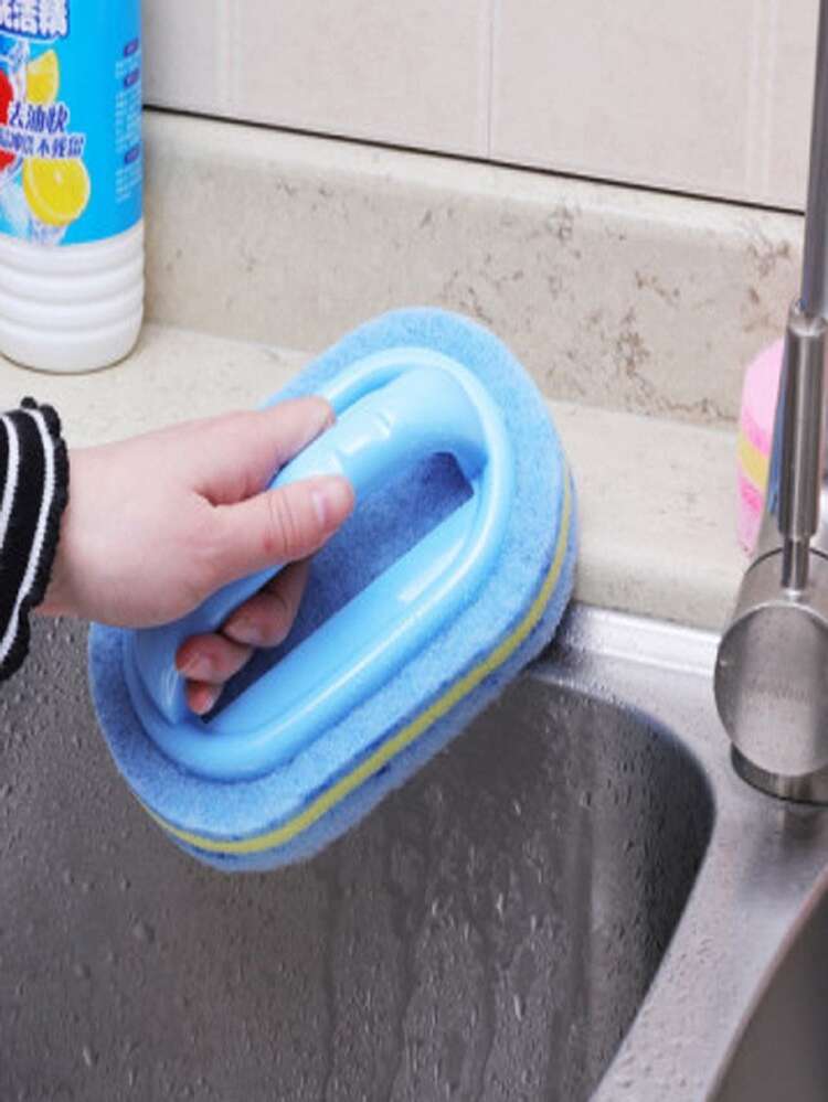 Handle Design Random Color Cleaning Sponge