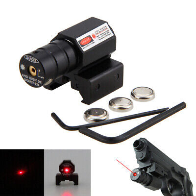 Tactical Red Dot Laser Sight Compact with Battery Adjustable 11/20mm Rail Mount Riflescope LED Flashlight for Hunting 20mm Rail Equipment