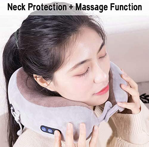 Electric Travel Neck Massage Pillow, U-Shaped