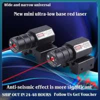 Tactical Red Dot Laser Sight Compact with Battery Adjustable 11/20mm Rail Mount Riflescope LED Flashlight for Hunting 20mm Rail Equipment