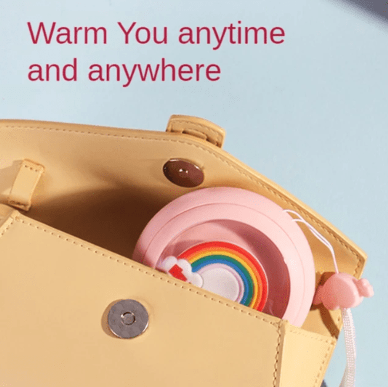 Mini Portable USB Rainbow Hand Warmer