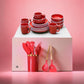 Kitchen Combo Dinner Set & Utensil Set