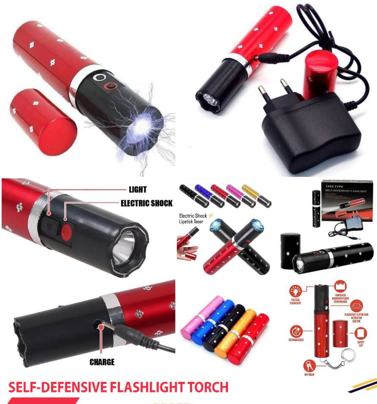 Self Defence Flashlight Torch