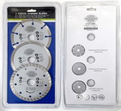 Diamond Cutting Blade Set 3pc