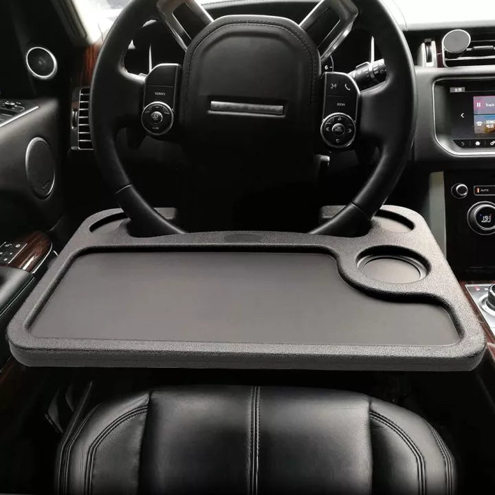 Car steering wheel table laptop tablet iPad or laptop car travel table food hook on the steering wheel tray suitable for constant travelers suitable for most cars