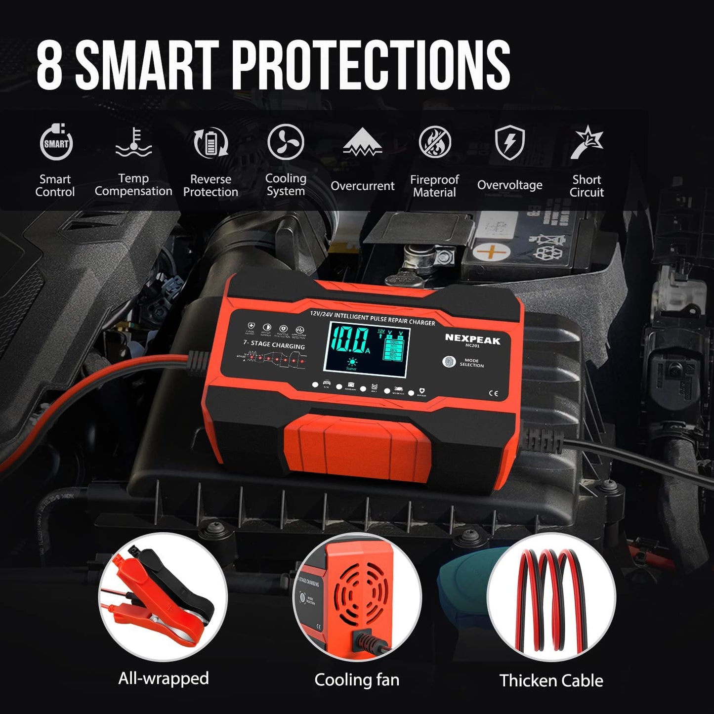 Smart Fully Automatic Battery Charger