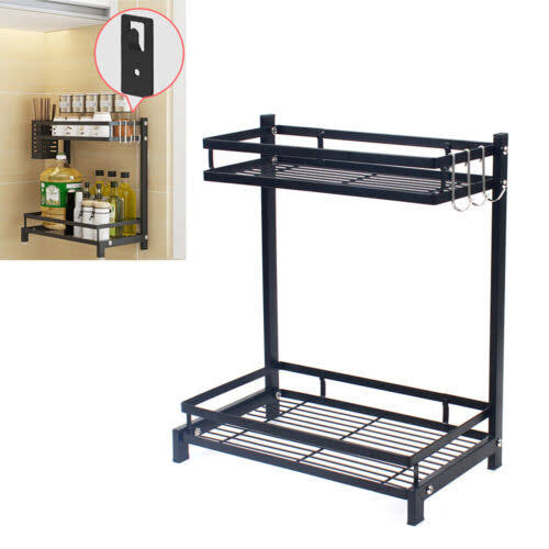 2-level Multi-Function Kitchen Storage Rack – Megamall Online Store