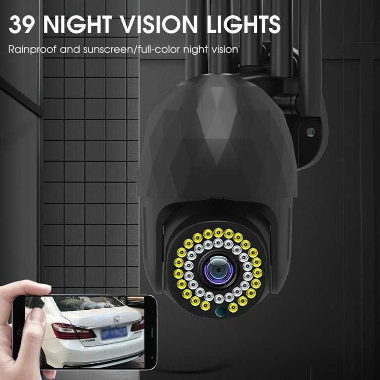 Home Wireless WiFi Dome Waterproof Camera for Outdoor