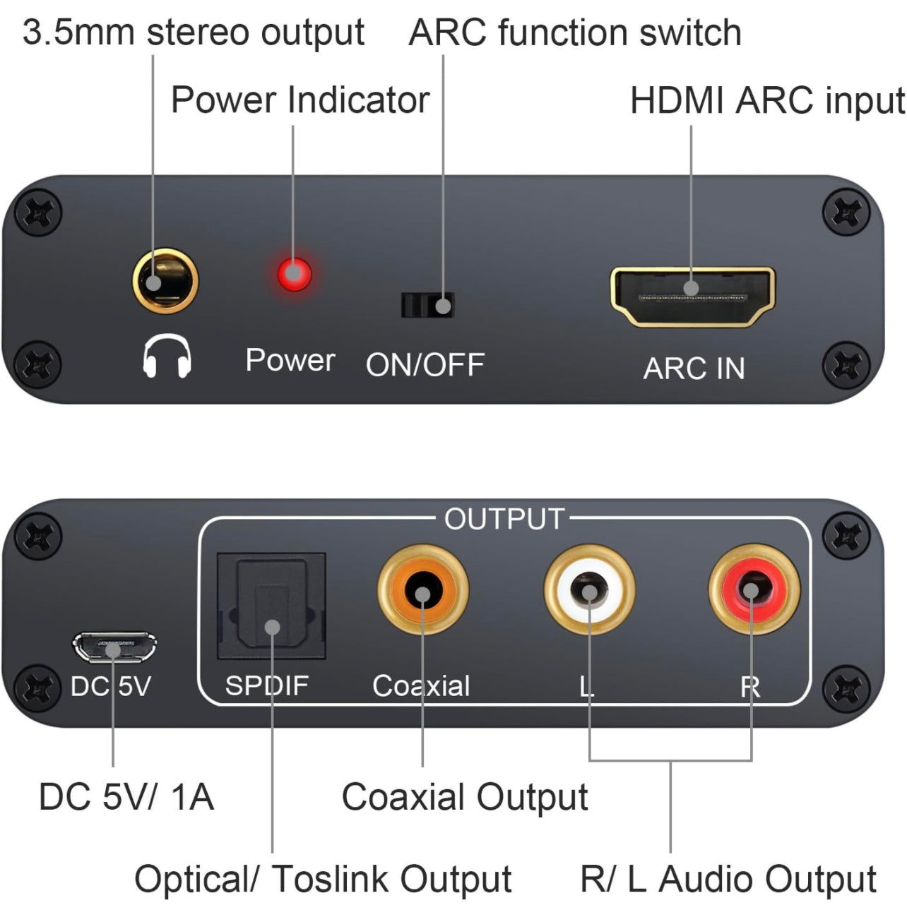 ARC Audio Extractor HDMI Adapter