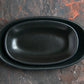 Deep Oval Bowl Black 2pc