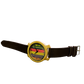 Women’s Luxury Wood Dial/Leather Strap Watch