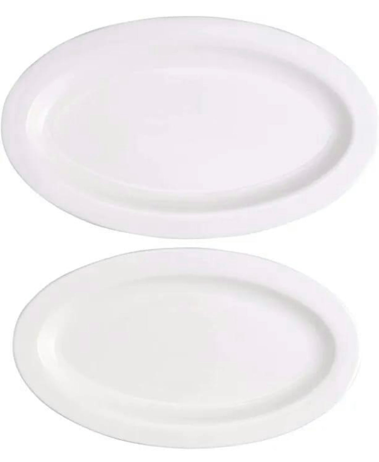 Oval Serving Platter Set 2Pc