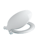 17 Inch White MDF Toilet Seat