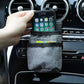 Air Vent Car Pocket Caddy Organizer Holder with Charging Port for Phone,Cell Phone,Pencil,Charger (Gray